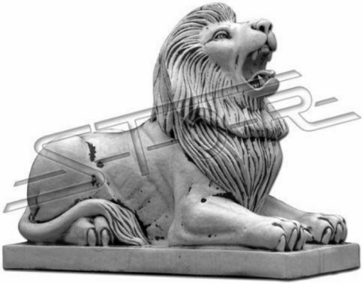XXL Lion Figure Garden Terrace Decoration Deco Stone Sculpture