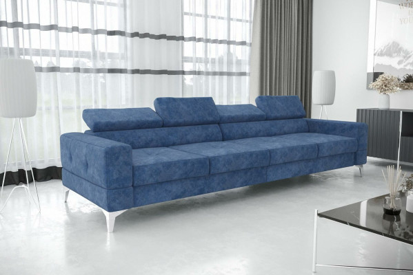 Living room couch couches upholstery sofas xxl design sofa 4-seater textile big new