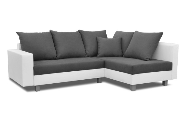 Living landscape corner sofa L-shape sofa design couch fabric leather footstool