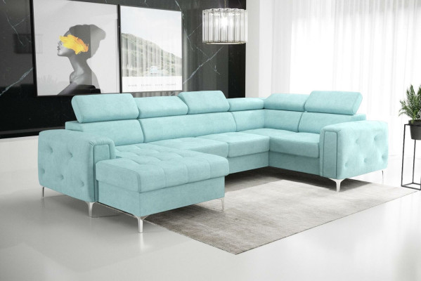 Living Area Design Corner Sofa Textile Couches Sofas U-Shape Sofa Couch Upholstery New