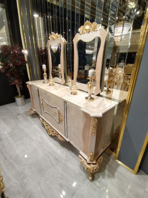 Dresser Mirror Wood Furniture Sideboard Dresser Cabinet Luxury Furniture Wood New