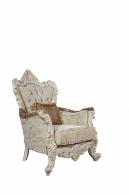 Sofa Set Couch Set Baroque Rococo Style 4-piece with Coffee Table Furniture