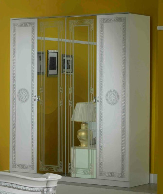 Bedroom Italian Furniture Set Modern Luxury 6-piece. Bed Beds Wardrobe New