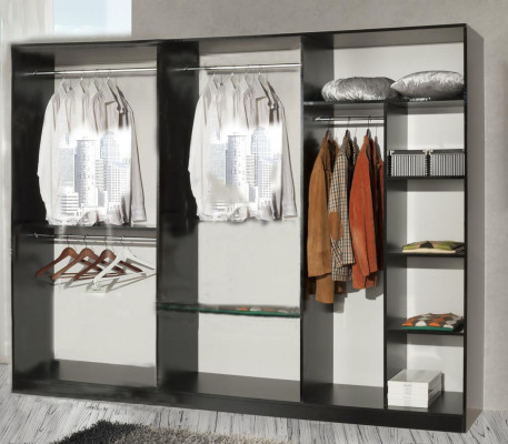 Classic modern style wardrobe closet wood wardrobe cabinets furniture new