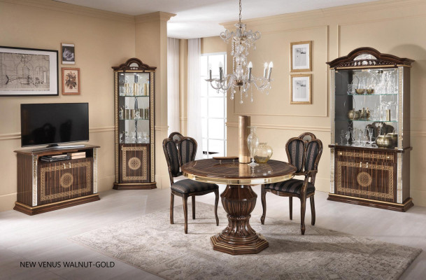 Dining table, dinner, conference table, round table, kitchen table, Italian furniture
