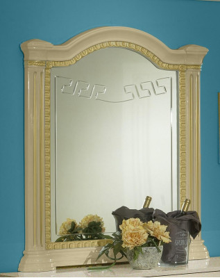 Mirror Dresser Cabinet Dressers Bedroom Set Wood Classic Style 2-piece.