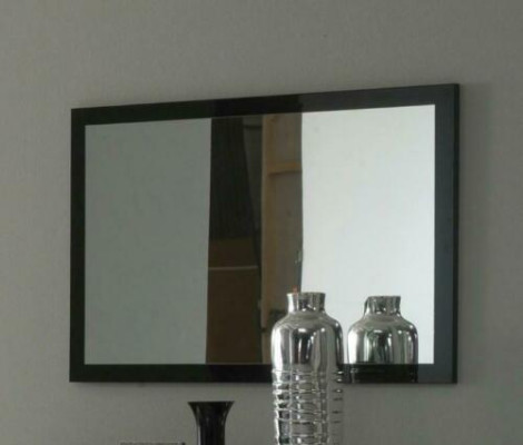 Mirror Wooden Frame Wall Mirror Classic Designer Mirror 90x60cm Wood xxl big