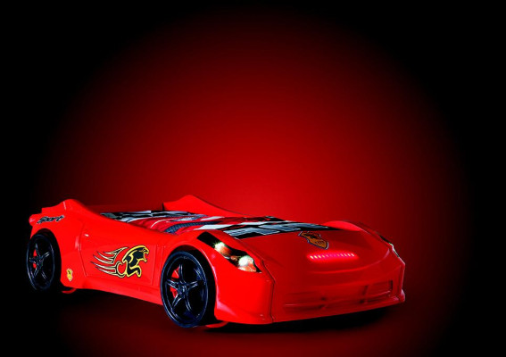 Kids' room bed children's bed design race car bed with mattress