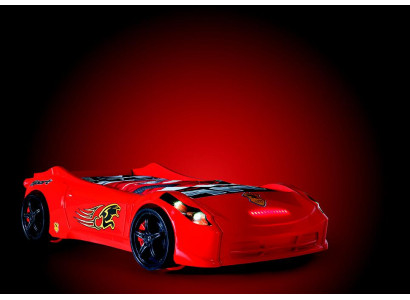 Kids' room bed children's bed design race car bed with mattress