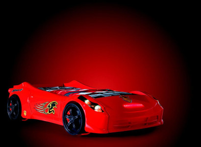 Kids' room bed children's bed design race car bed with mattress