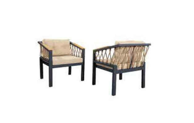 Garden Furniture Sofa Set Seating Furniture Terrace Table Sofa Couch 4-piece Set