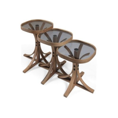 Living room set 3-piece complete 3x coffee tables luxury coffee table furnishing