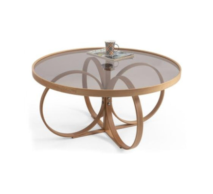 Living room coffee table designer round coffee table glass table luxury furniture