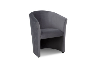 Armchair Club Lounge Design Recliner Upholstered Sofa 1 Seater TV Black
