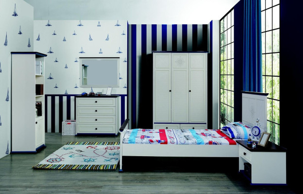 Regal Wardrobe Bookshelf for Children's Room Teen Room White New