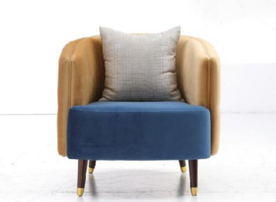 Armchair Couch Upholstery Designer Textile 1-Seater Upholstered Seat Couches Single-Seater New