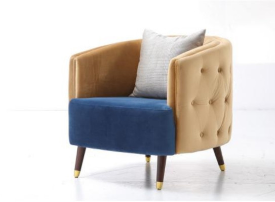 Armchair Couch Upholstery Designer Textile 1-Seater Upholstered Seat Couches Single-Seater New