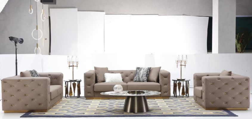 Three-seater couch upholstery design sofa modern seating sofas Chesterfield luxury furniture