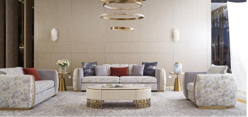 Side table coffee tables coffee table sofa tables stainless steel table luxury new 2pcs