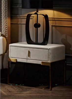 Bed 3-piece. Bedroom Set Design Luxury Bedroom Hotel Furniture 2x Nightstand