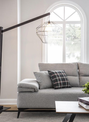 Corner sofa L shape sofa couch design couches upholstery textile new corner set grey