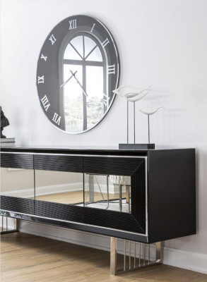 Black sideboard chest of drawers cabinet standing cabinet luxury sideboard