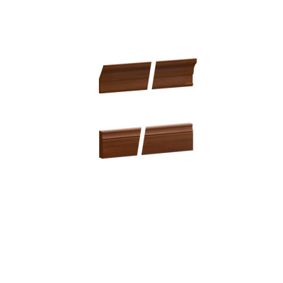 Classic finishing strip for base crown for panel or display cabinet set BA-30