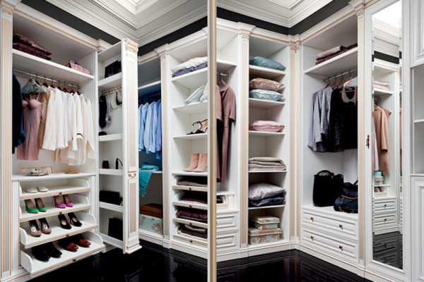Element Model V-B for Walk-In Closet Wardrobe Italian Furniture