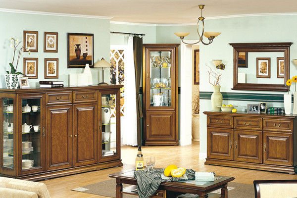 Classic wall mirror wood frame antique style mirror new Italian furniture