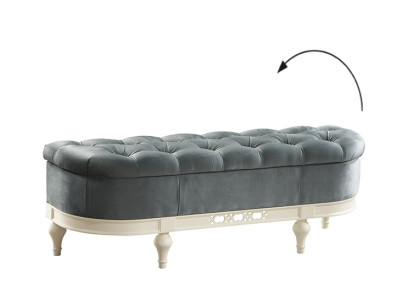 CLASSIC STOOL RETRO RUSTIC FOOTSTOOL OTTOMAN BENCH BANK - FL-P1A