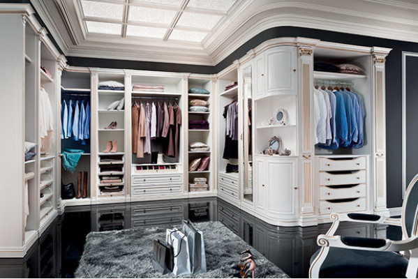 Element Model V-18N for Walk-in Closet Wardrobe Italian Furniture