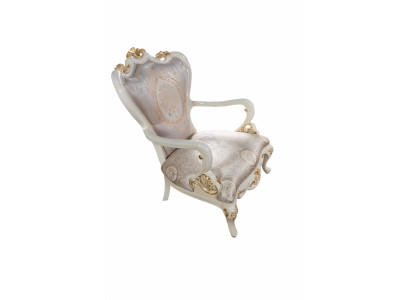 Luxury Throne Chair Armchair Baroque Rococo Furniture Living Room
