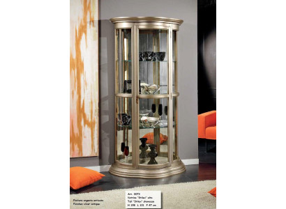 Classic Display Cabinet Glass Cabinet Cabinet Wood Living Room Luxury Brown Sideboard