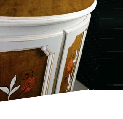 Country House Corner Cabinet, Corner Chest, Italian Furniture, Cabinet, Chests of Drawers, Sideboard