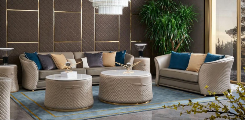 Sofa set 421Seater leather sofa couch living room suite design