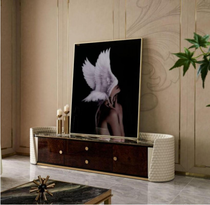 Designer RTV TV sideboard cabinet side low board cupboard room decor shelf