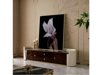 Designer RTV TV sideboard cabinet side low board cupboard room decor shelf