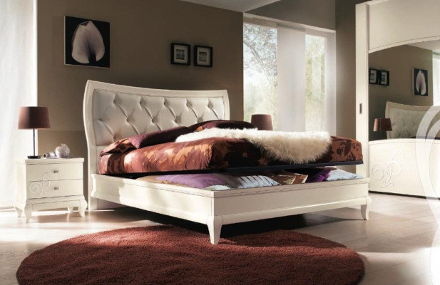Bedroom Bed Nightstand Double Beds Modern Bed Frame Beds 3-Piece Set