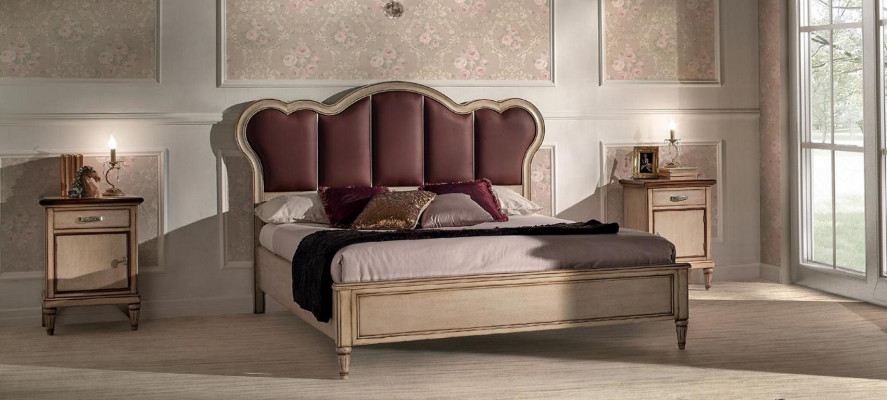Bed double bed bedroom beds bed furniture Vaccari Cava Giovanni beds new