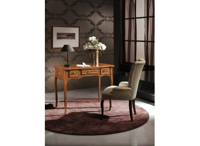 Office Desk + Chair Complete Set Furniture Tables Luxury Italy Table 2-piece Set.