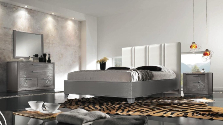 Bedroom bed nightstand bed group double beds bed frame set 3-piece. New