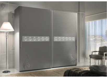 Wardrobe Closet Luxury Sliding Doors Design Cabinets Clothes Wood Furniture New