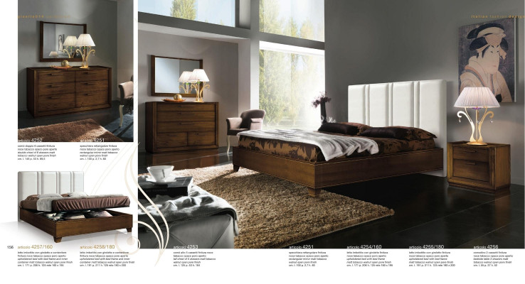 Bedroom bed nightstand double beds modern bed frame bed set three-piece.