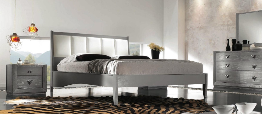 Bedroom Bed Nightstand Beds Wood Group Double Design Suite Set 3-piece.