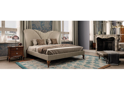 Bedroom set complete bed 2x nightstand 3-piece set design luxury complete sets