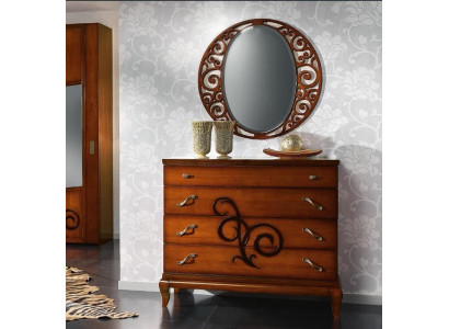 2-piece set: dresser, mirror, dresser group, console, cabinets, modern