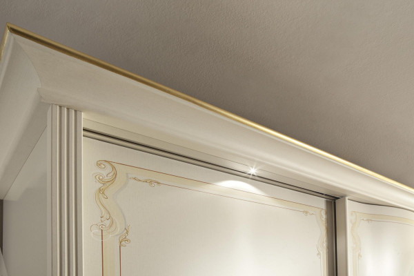 Wardrobe bedroom mirrors wardrobes closet white wood Italy