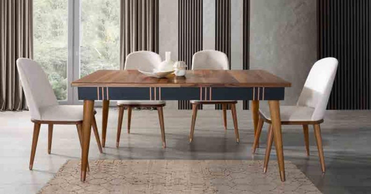 Table dining table wood tables style furniture Italian luxury 160 x 90 wooden tables