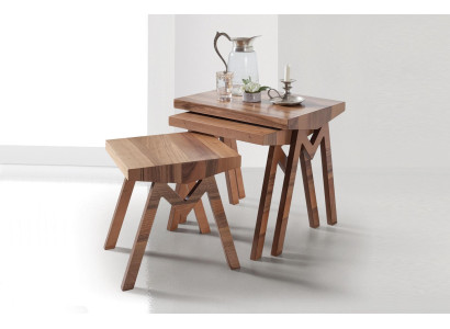 Plant stands side tables wooden tables table set side table coffee table 3-piece.