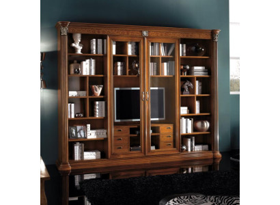 Cabinet display case wood living room furniture TV wall unit design living room display cases